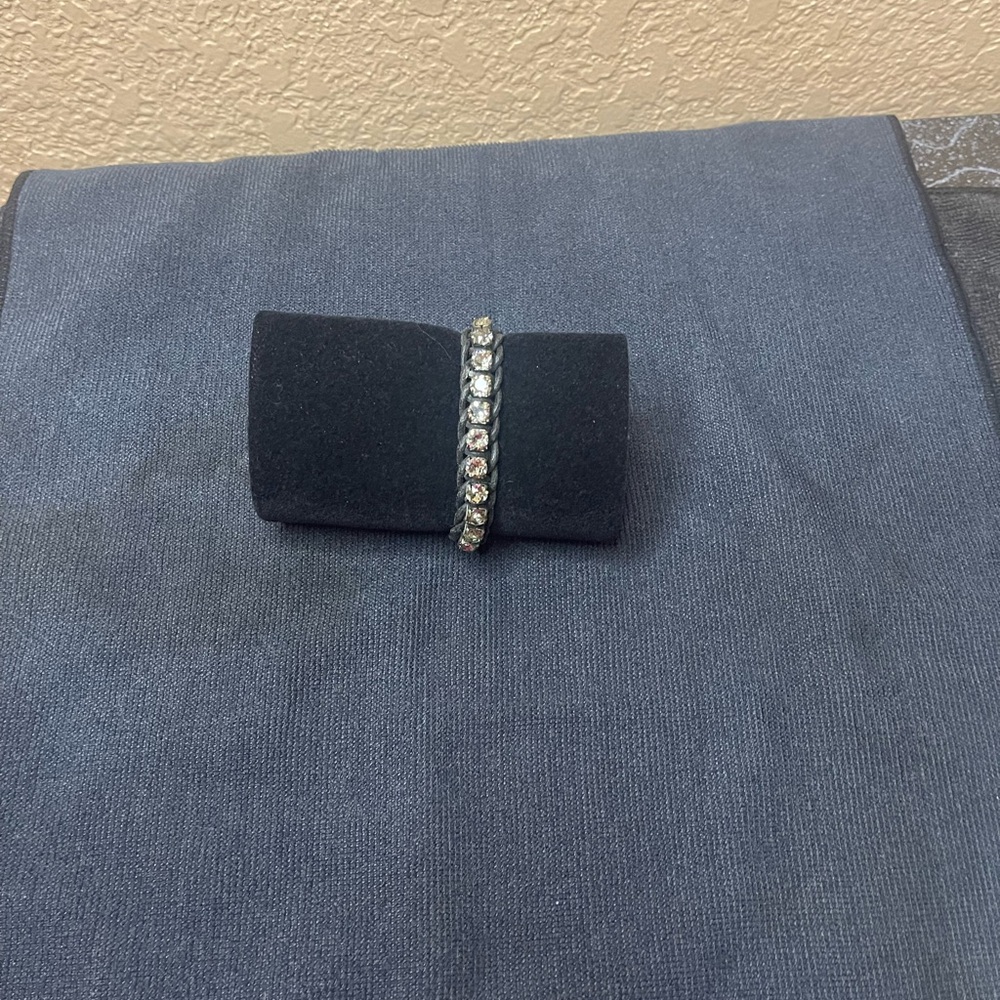 Dazzling Silver Crystal Bracelet